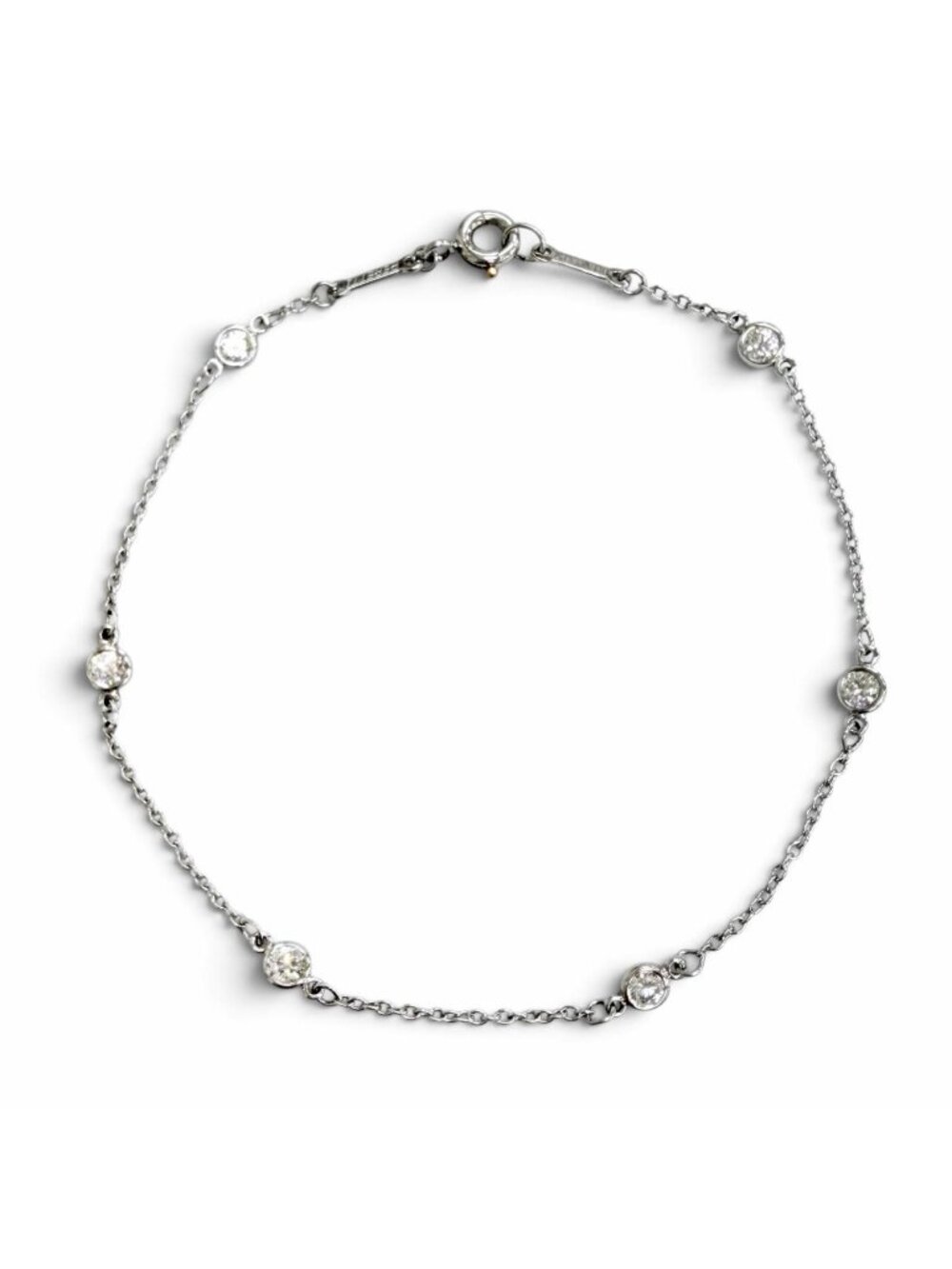 Tiffany & Co Elsa Peretti by the Yard Bracelet Diamond Platinum